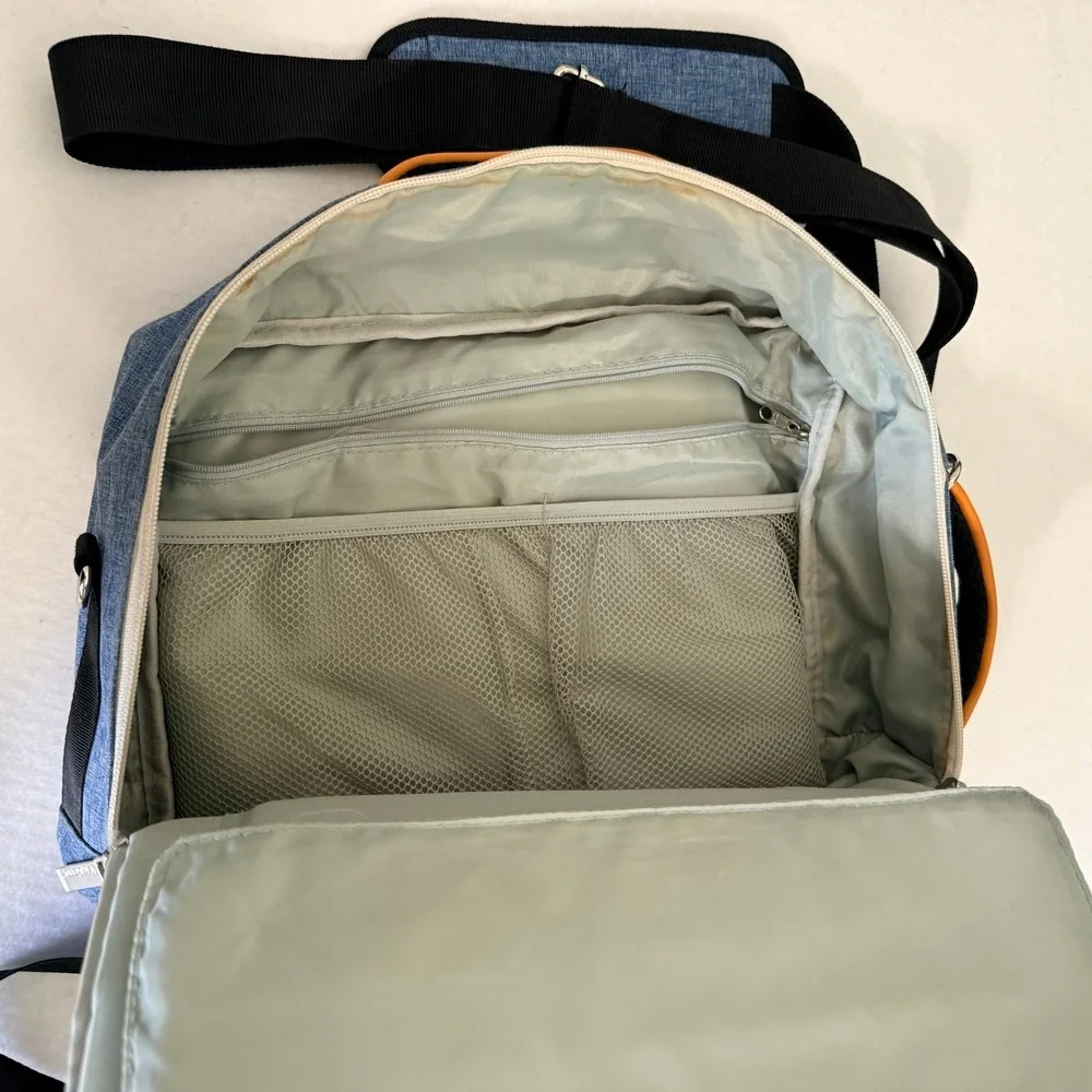 VanGoddy Backpack Unisex OS‎ Blue Messenger Laptop Bag Convertible Travel Hybrid